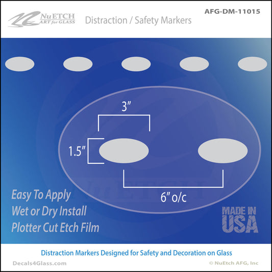 Ovals (3 Inch) – Safety Marker AFG-DM-11015