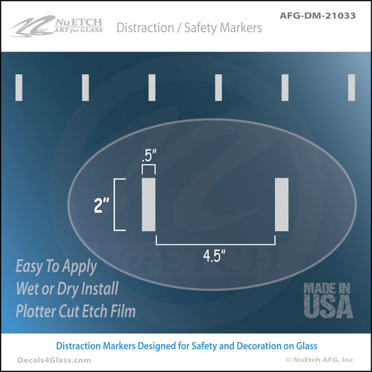 2 Inch Safety Marker (.5" x 2" - 4.5")(AFG-DM-11033) AFG-DM-21033