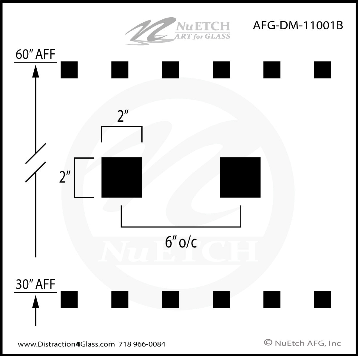 Squares (2 inch)– Safety Marker AFG-DM-11001B