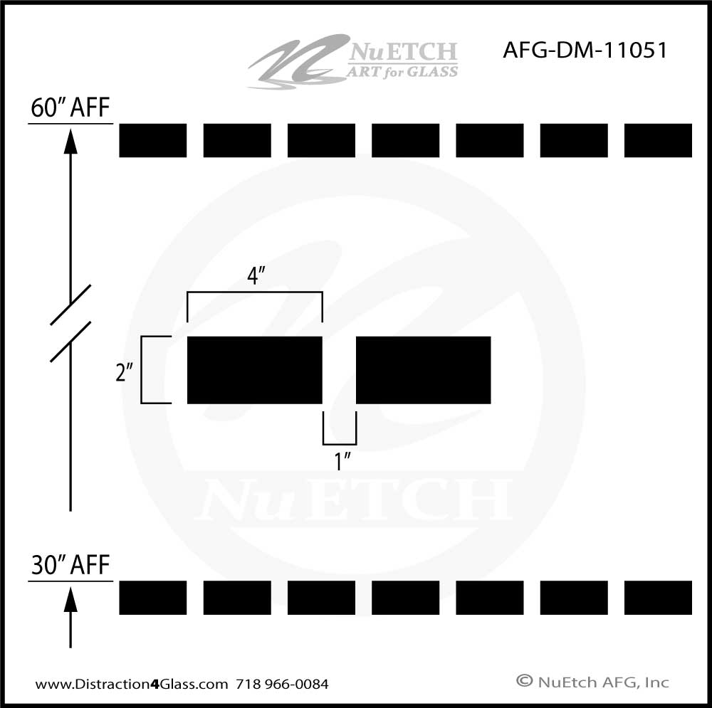 2 inch Rectangle – Safety Marker AFG-DM-11051